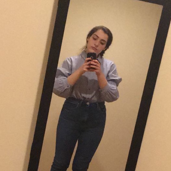 Zara Pinstripe Top - Picture 6 of 6